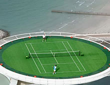 Tenis Ground top of Burj Al Arab